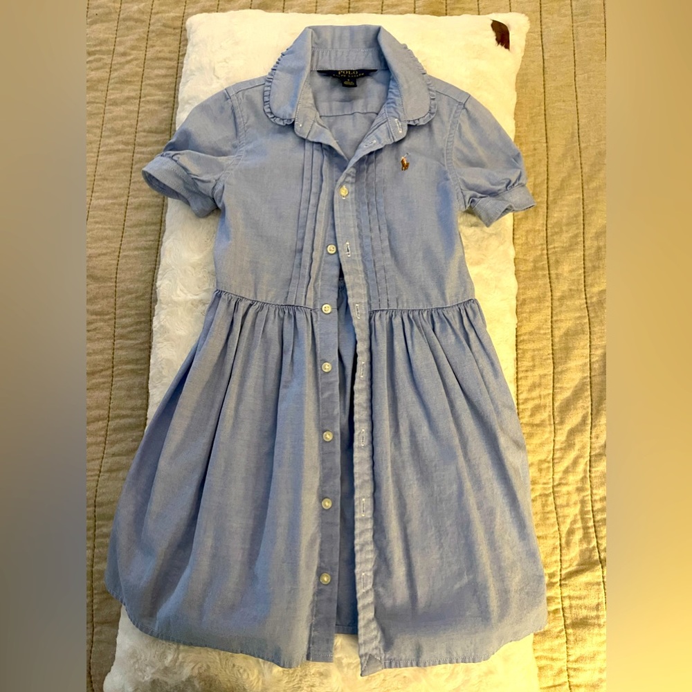 Polo Ralph Lauren dress denim chambray 🐎